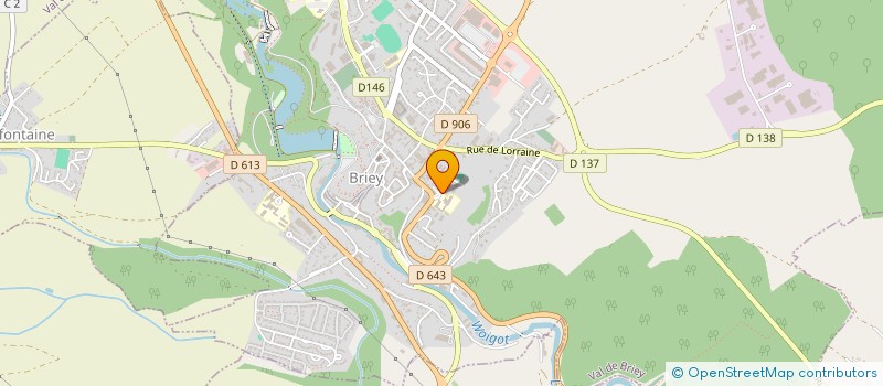 localisation de l'entreprise MONSIEUR FRANCIS POTTIER  VAL DE BRIEY