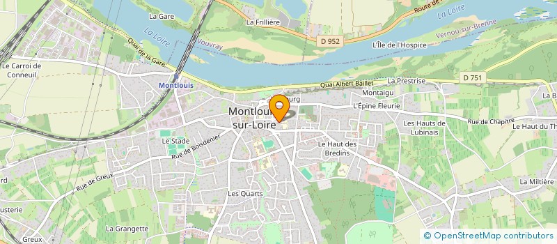 localisation de l'entreprise MONSIEUR FRANCIS POTTIER  MONTLOUIS-SUR-LOIRE