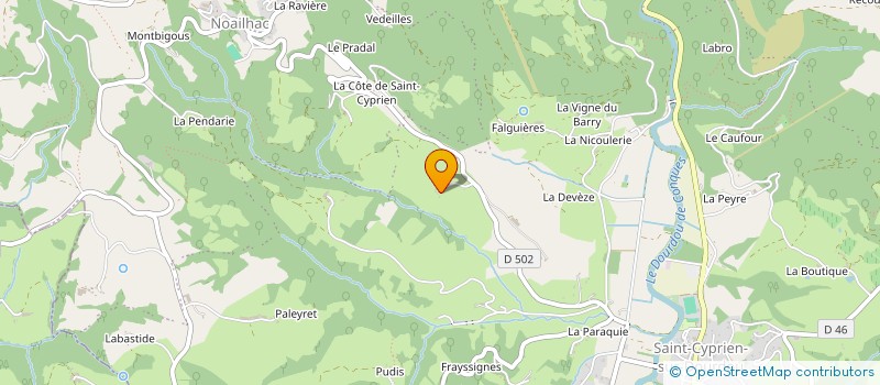 localisation de l'entreprise MONSIEUR FRANCIS PRADELS à CONQUES-EN-ROUERGUE