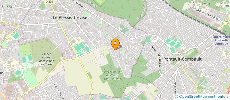 localisation de l'entreprise MONSIEUR FRANCIS PRETOT à LE PLESSIS-TREVISE