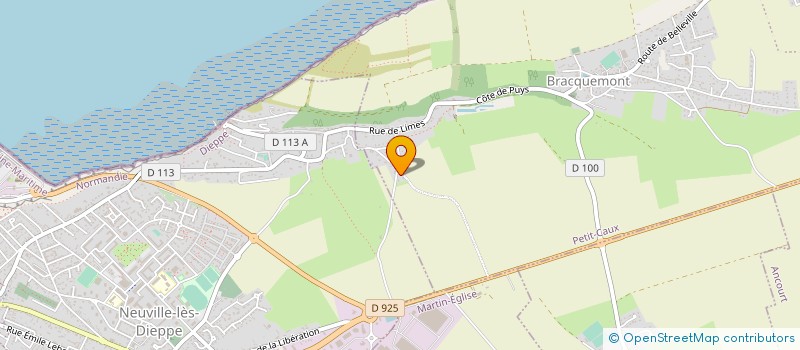 localisation de l'entreprise MONSIEUR FRANCIS PRIE  PETIT-CAUX