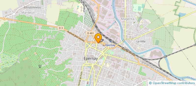 localisation de l'entreprise MONSIEUR FRANCIS PROY à EPERNAY