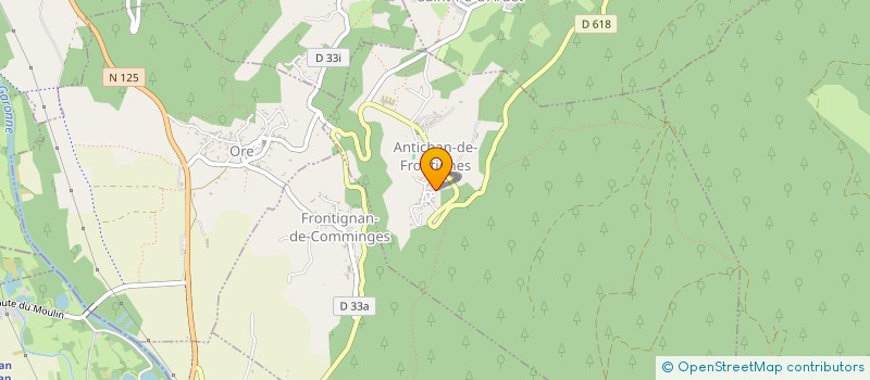 localisation de l'entreprise MONSIEUR FRANCIS PUJOL à ANTICHAN-DE-FRONTIGNES