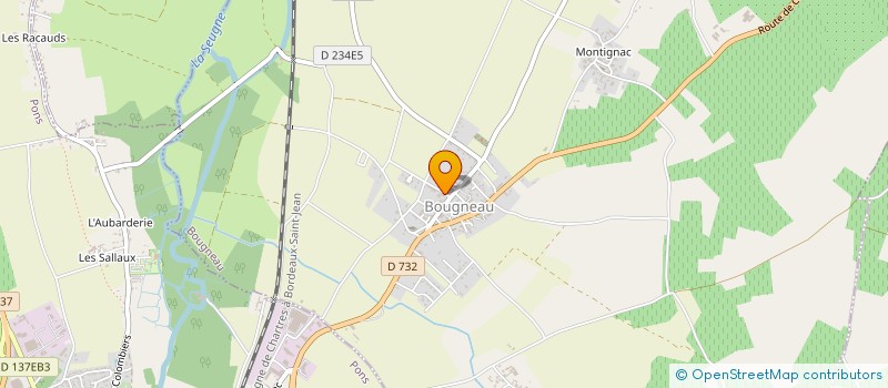 localisation de l'entreprise MONSIEUR FRANCIS QUERE à SAINT-SEURIN-DE-PALENNE