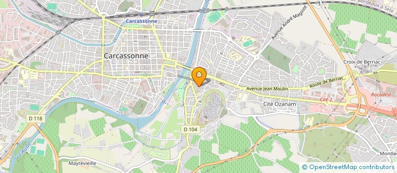 localisation de l'entreprise MONSIEUR FRANCIS QUITTARD à CARCASSONNE
