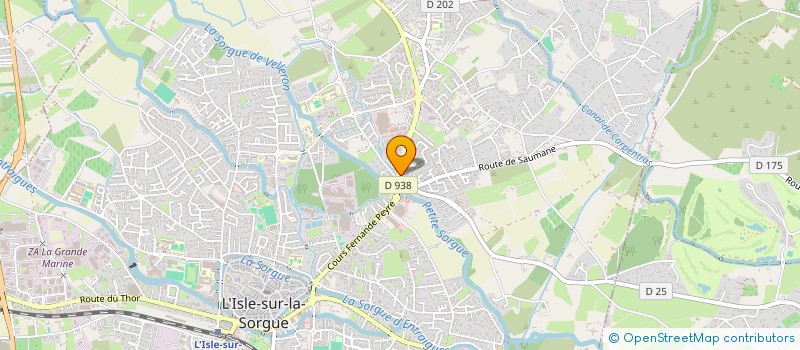 localisation de l'entreprise MONSIEUR FRANCIS RABINOIT à L'ISLE-SUR-LA-SORGUE