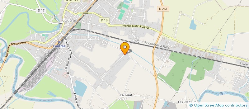 localisation de l'entreprise MONSIEUR FRANCIS RANCHOU à COUTRAS