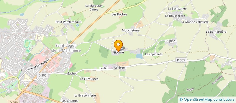 localisation de l'entreprise MONSIEUR FRANCIS RAULT  MELLE