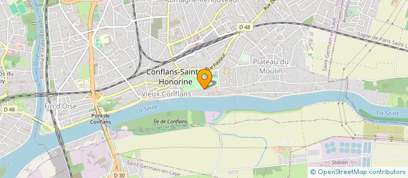 localisation de l'entreprise MONSIEUR FRANCIS RAULT  CONFLANS-SAINTE-HONORINE