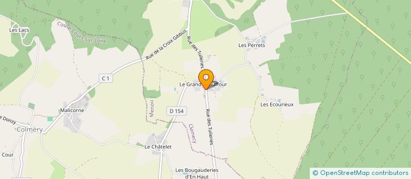 localisation de l'entreprise MONSIEUR FRANCIS RAVAUD  MENOU