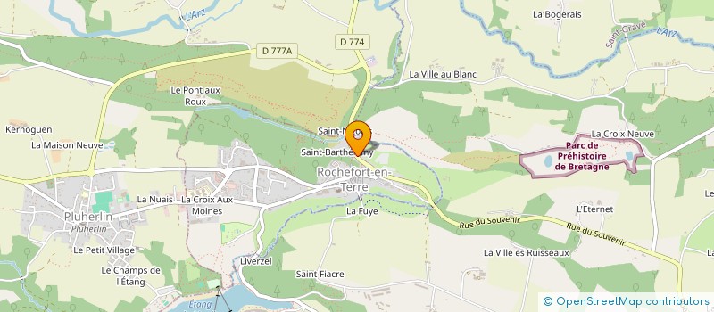 localisation de l'entreprise MONSIEUR FRANCIS RAY  ROCHEFORT-EN-TERRE