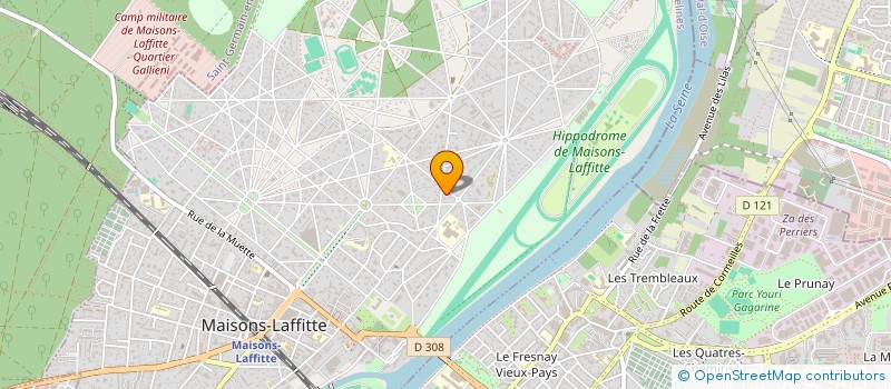 localisation de l'entreprise MONSIEUR FRANCIS RAYMOND COUR  MAISONS-LAFFITTE