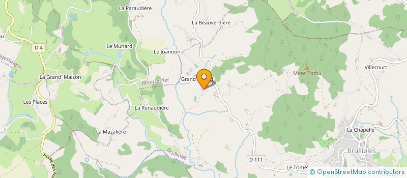 localisation de l'entreprise MONSIEUR FRANCIS RAZY  BRULLIOLES