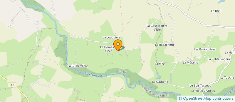 localisation de l'entreprise MONSIEUR FRANCIS REBOURS  BRECE