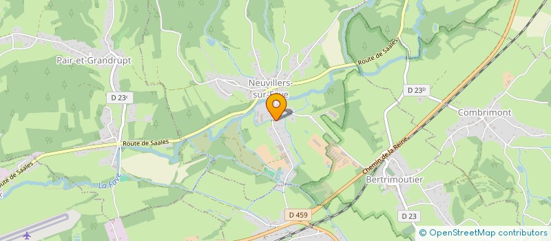 localisation de l'entreprise MONSIEUR FRANCIS REDELSPERGER  NEUVILLERS-SUR-FAVE