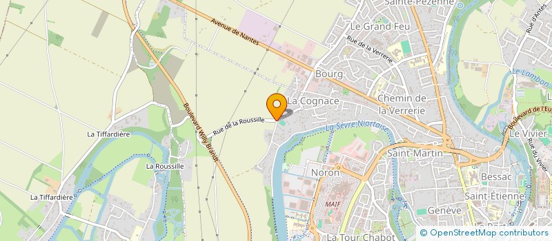 localisation de l'entreprise MONSIEUR FRANCIS RENNETEAU à NIORT