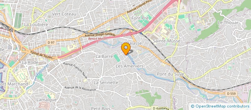 localisation de l'entreprise MONSIEUR FRANCIS RENSON à TOULON