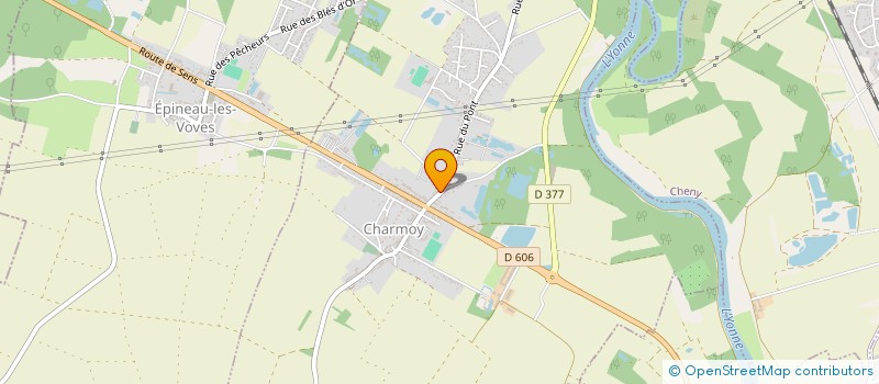 localisation de l'entreprise MONSIEUR FRANCIS REUILLE  CHARMOY