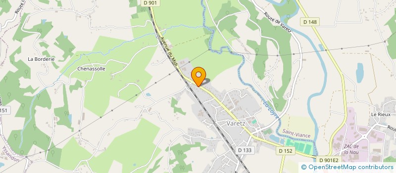 localisation de l'entreprise MONSIEUR FRANCIS REY  VARETZ