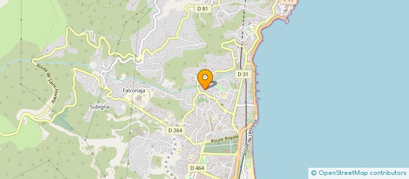 localisation de l'entreprise MONSIEUR FRANCIS REY à BASTIA