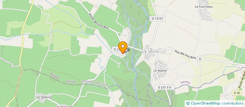 localisation de l'entreprise MONSIEUR FRANCIS RICHARD  BURIE