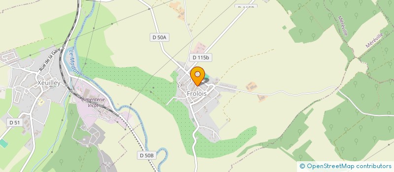 localisation de l'entreprise MONSIEUR FRANCIS RICHARD  FROLOIS