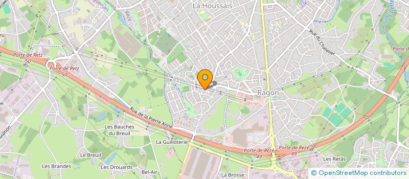 localisation de l'entreprise MONSIEUR FRANCIS RIGAUD  REZE