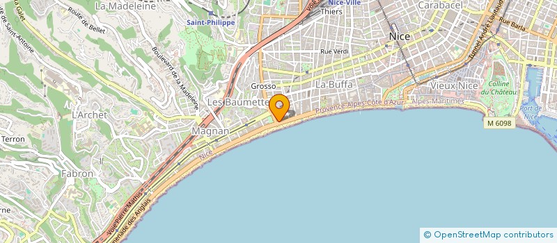 localisation de l'entreprise MONSIEUR FRANCIS RIGAULT à NICE