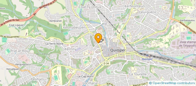 localisation de l'entreprise MONSIEUR FRANCIS RISSO à QUIMPER