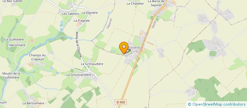 localisation de l'entreprise MONSIEUR FRANCIS ROBERT  SEPVRET