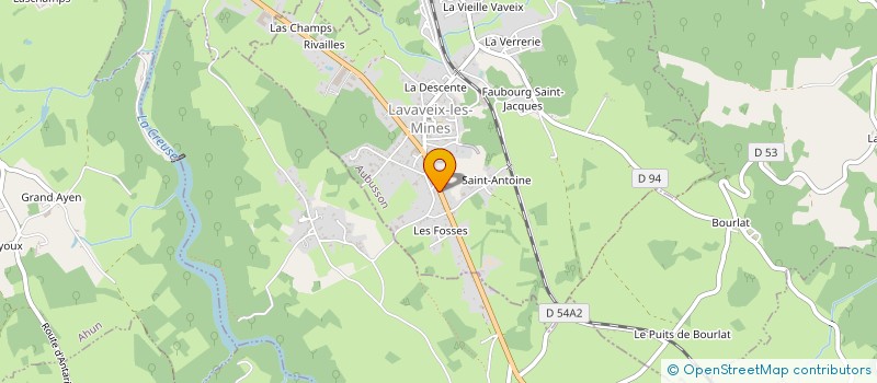 localisation de l'entreprise MONSIEUR FRANCIS ROBIN à LAVAVEIX-LES-MINES