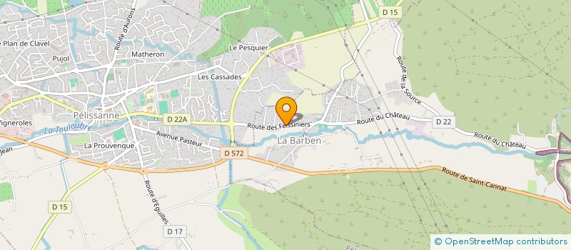 localisation de l'entreprise MONSIEUR FRANCIS ROBIN  LA BARBEN