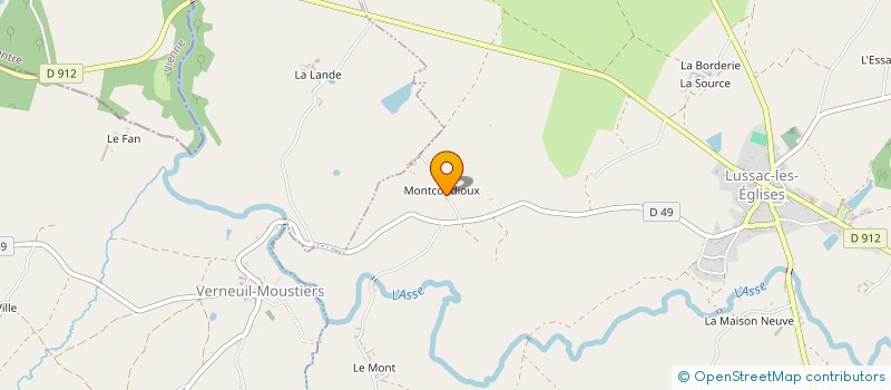 localisation de l'entreprise MONSIEUR FRANCIS ROBUCHON à VERNEUIL-MOUSTIERS