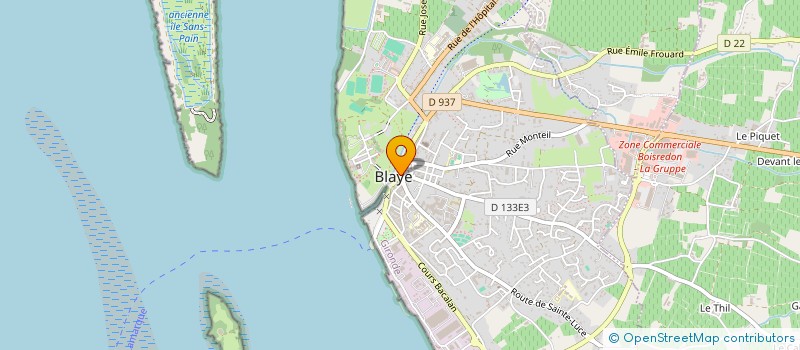 localisation de l'entreprise MONSIEUR FRANCIS ROCAFORT à BLAYE