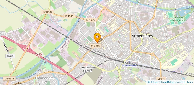 localisation de l'entreprise MONSIEUR FRANCIS ROCHE  ARMENTIERES