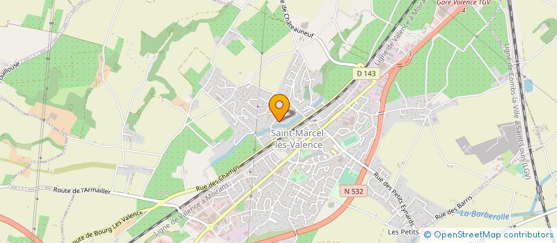 localisation de l'entreprise MONSIEUR FRANCIS RODRIGUES à SAINT-MARCEL-LES-VALENCE