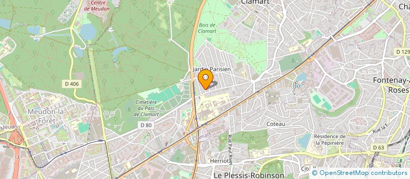localisation de l'entreprise MONSIEUR FRANCIS ROLDEZ à CLAMART