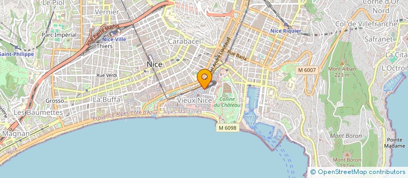 localisation de l'entreprise MONSIEUR FRANCIS ROMANN à NICE