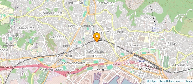 localisation de l'entreprise MONSIEUR FRANCIS ROSELLINI à TOULON