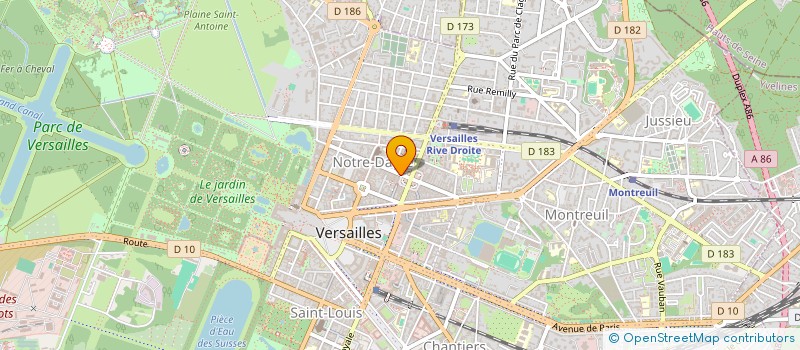 localisation de l'entreprise MONSIEUR FRANCIS ROSENBERG à VERSAILLES