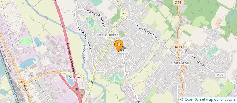 localisation de l'entreprise MONSIEUR FRANCIS ROUHAUD  BRUGUIERES