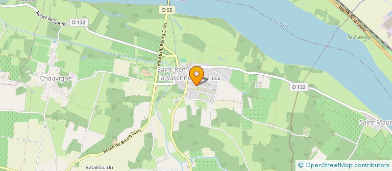 localisation de l'entreprise MONSIEUR FRANCIS ROUSSELLE  BRISSAC LOIRE AUBANCE