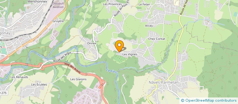 localisation de l'entreprise MONSIEUR FRANCIS ROUSSET  VILLAZ