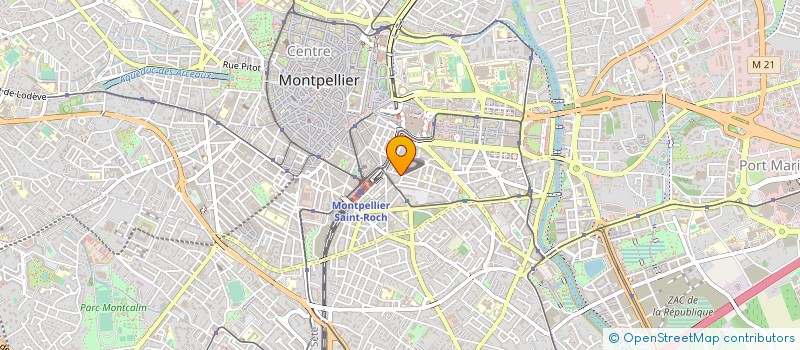 localisation de l'entreprise MONSIEUR FRANCIS ROUSSEY à MONTPELLIER