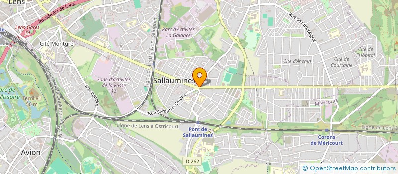 localisation de l'entreprise MONSIEUR FRANCIS RUTKOWSKI à SALLAUMINES