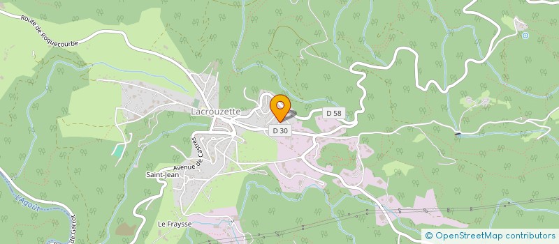 localisation de l'entreprise MONSIEUR FRANCIS SABLAYROLLES  LACROUZETTE