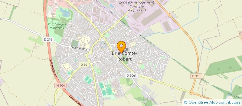 localisation de l'entreprise MONSIEUR FRANCIS SADIER à BRIE-COMTE-ROBERT