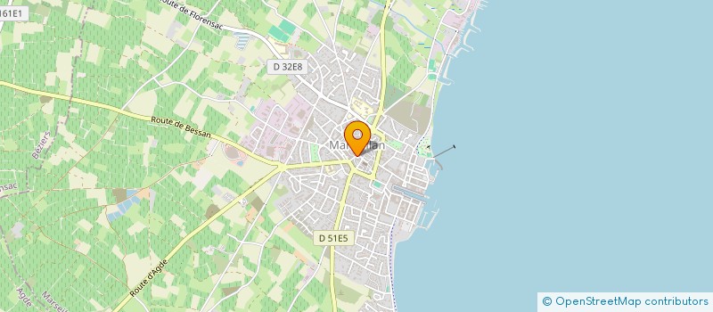 localisation de l'entreprise MONSIEUR FRANCIS SAEZ  MARSEILLAN