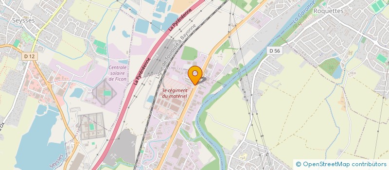 localisation de l'entreprise MONSIEUR FRANCIS SAGGIORO  MURET