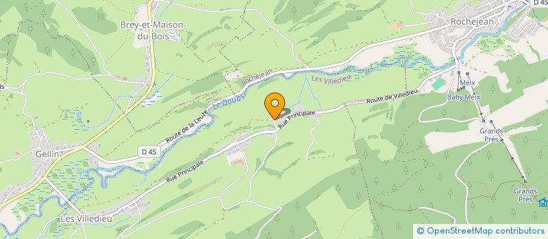 localisation de l'entreprise MONSIEUR FRANCIS SAILLARD  LES VILLEDIEU